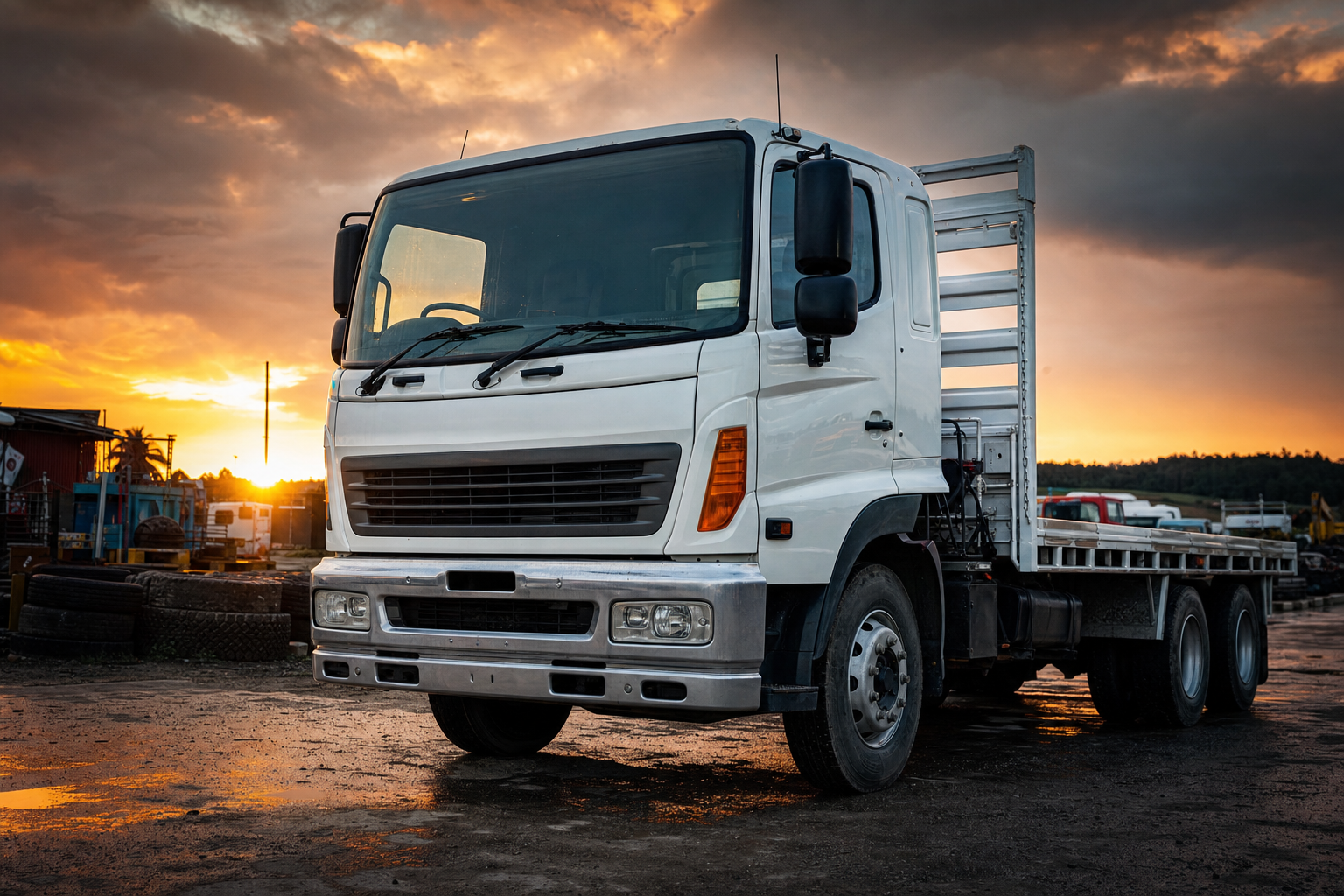 Commercial trucks and flatbeds